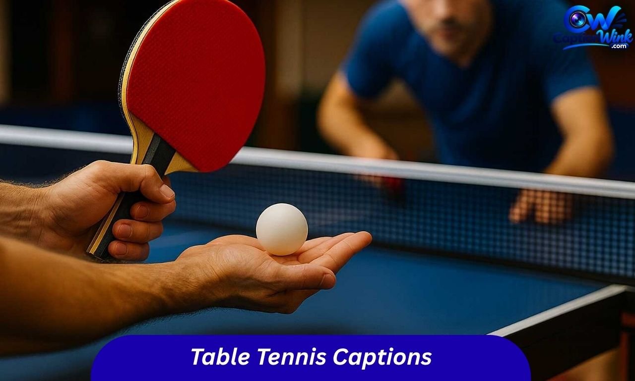 Table Tennis Captions